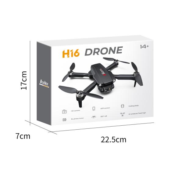 H16 Mini RC Drone HD Camera Wifi Fpv Brushless Foldable Quadcopter Professional Drones Toys for Children 14Y+