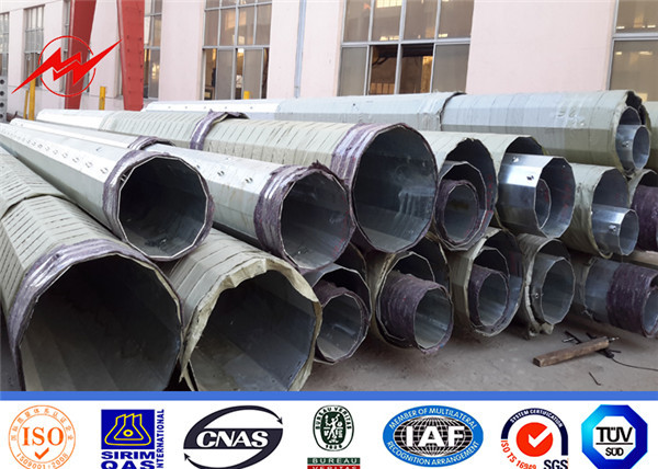 Buy 32m Galvanized Transmission Steel Tubular Electric Pole at wholesale prices