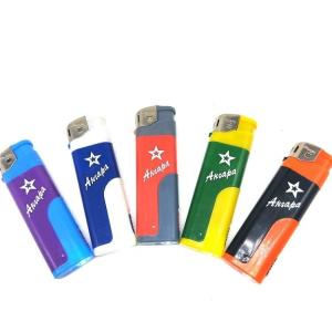 Dy-5820 Unique Cigarette Electronic Gas Lighter With LED Customized