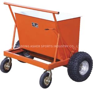 Automatic Push Lawn Sweeper , Artificial Turf Broom Paving Use