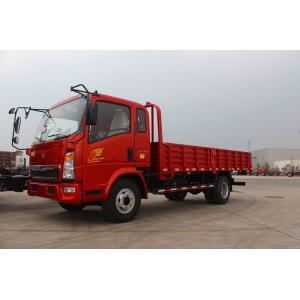 Elegant Howo Light Truck 4x2 5 Ton Capacity Red Color Euro 2 High Safety