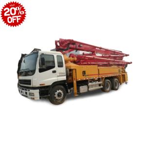140m3/H 38 Meter Refurbished Putzmeister Boom Pump Truck 26ton Concrete Pump