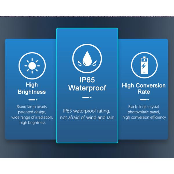 High Lumen Long Working Time Outdoor 50W 100W 150W 200W 250W 300W Pole Led Solar Street Light Battery