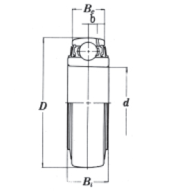 Quality Pillow blocks UK2 Type UK207 for sale
