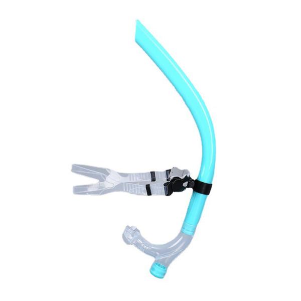 Customized Color Front Mounted Snorkel Breathing Tube For Swimming Diving