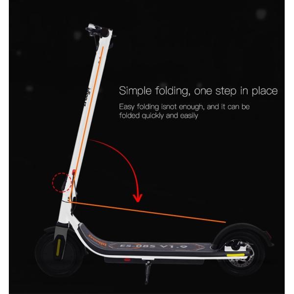 Portable Adult Electric E Scooter 36V 7.5Ah 8.5 Inch Double Wheels Load 100KG