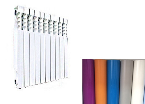 Buy Electrostatic High Gloss Powder Coat Finish , Radiator Clear Coating Powder Coat at wholesale prices