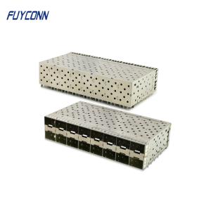 SFP+ Connector 2x8 16 Port 320 Pin Press Fit EMI Gasket