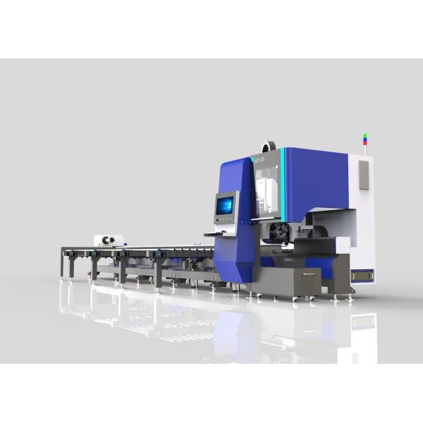 Stainless Steel Pipe Laser Cutting Machine , Metal Tube Laser Cutting Machine 3000W