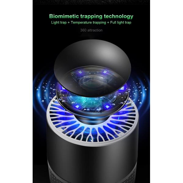 hot sales design USB professional pest control mosquito killer lamp plastic electric fly killer with wave light