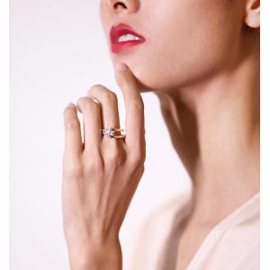 4g 18K Gold Diamond Rings 0.51ct 0.27ct 0.24ct Eternity Knot Rings