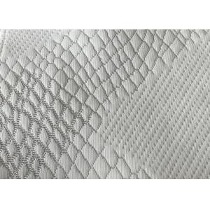 Waterproof Polyester Mattress Fabric , Hometextile Quilted Jacquard Cotton