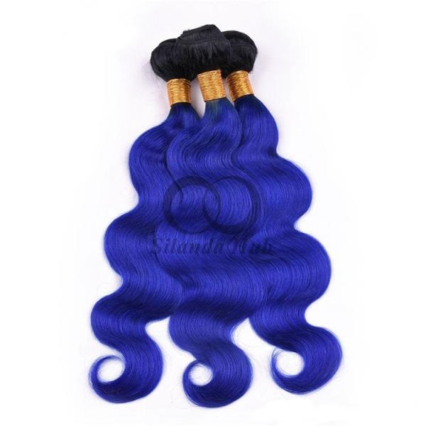#T1B/Blue Body Wave Remy Human Hair Bundles Sew In Weave Bundles Brazilian Bundle Deals