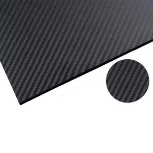 Quality 100% 3K Plain Weave Carbon Fiber Sheet Laminate Plate Panel for sale