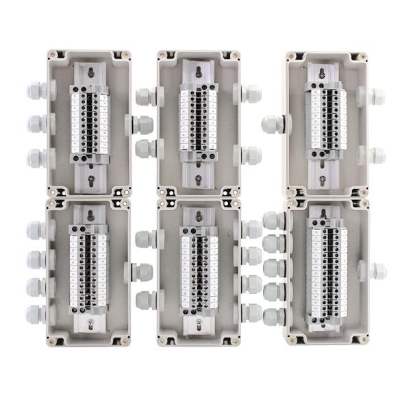 CCTV Camera Monitor Cable Distribution Junction Box 158*90*60mm Waterproof with