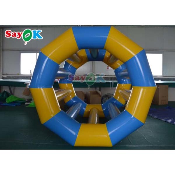 Giant Inflatable Wheel Outdoor Activities Water Iceberg Inflatable For Kids Adults Human Hamster Roller