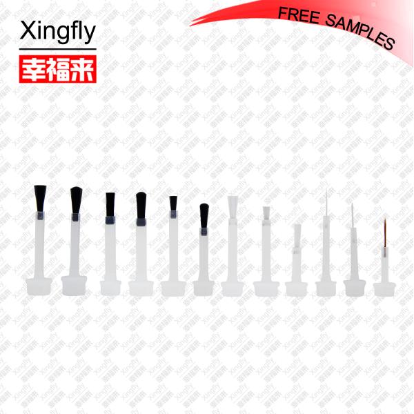 Buy Curved Fingernail Polish Brushes For Screw Cap Nail Care Bottles at wholesale prices