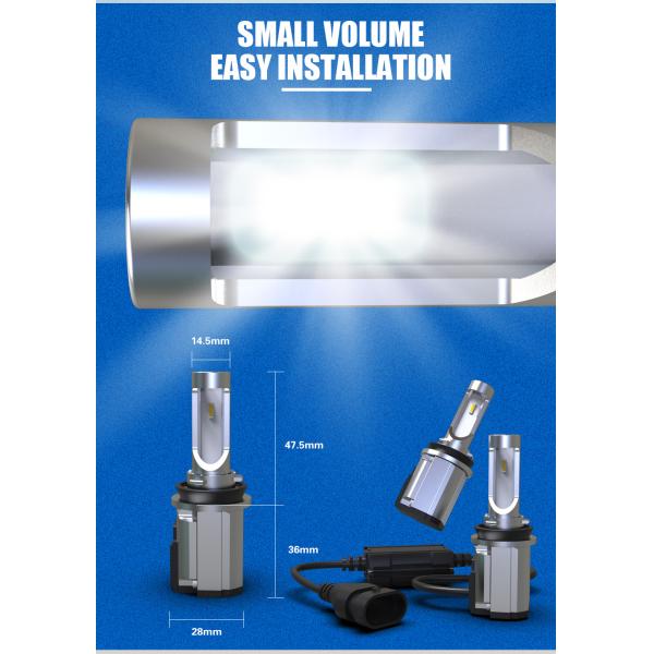 12V Multicolor LED Headlights S8S 9005 9006 8000k CCT Ip68 Waterproof