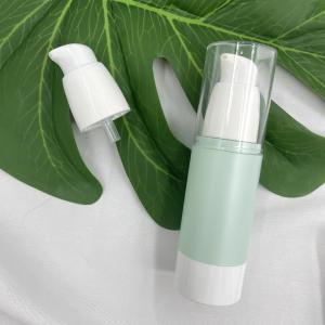 80ml 120ml Clear Airless Pump Bottles AS Cap Empty Metallized Surface For