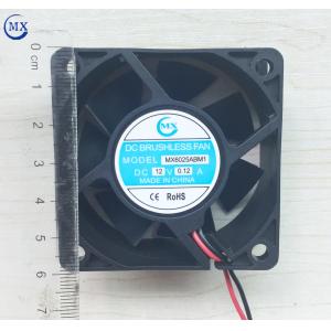 2.34 Inch dc brushless motor Equipment Cooling Fans 12v / 24v 60mm X 25mm sleeve