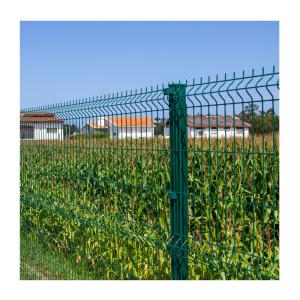 3D Fence Security Fencing with Easily Assembled Curved Panel