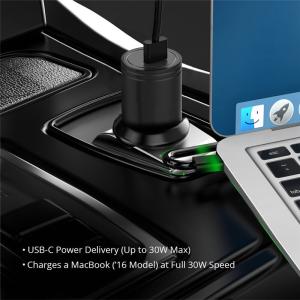 Car USB3.0 Charger for HUAWEI OPPO Compatible with QC, MTK,PD protocol support