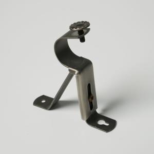 16mm Iron Black Lightweight Pipe Curtain Rods For Bedroom