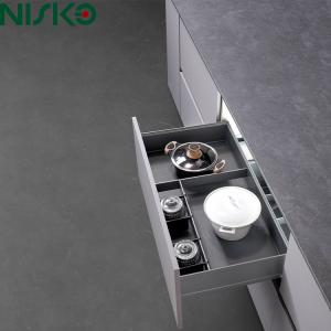 Kitchen Pull Out Base Cabinet Basket Multi Purpose Adjustable Shelves