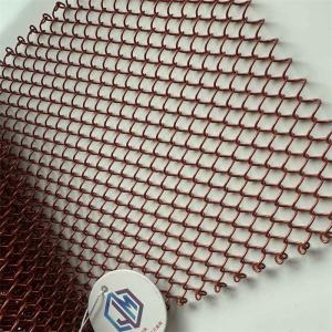 Heavy Duty Metal Chain Link Mesh Maximum Width 12 Meters Customizable Aperture