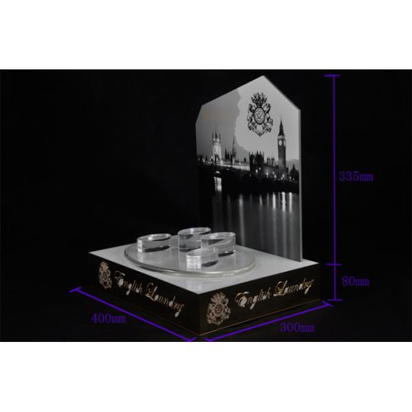 Advertising Acrylic Perfume Display Stand Retail Store Shelving 400*300*415 mm