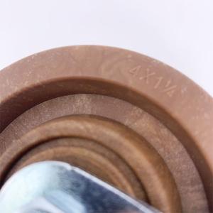 High Temp Oven Phenolic Caster Wheels 125mm Rigid Plate