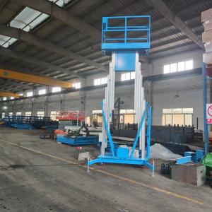 China 560KG Vertical Material Lifts Hydraulic Lift Ladder For Warehouses on sale