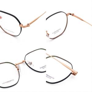 Beta Titanium Eyewear Unisex IP Plating Frame Retro Style Glasses