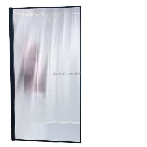 Bathroom and Living Room Tempered Glass Fixed Shower Screen with Elegant Moru