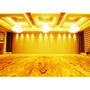 China Yellow MDF Exhibition Partition Walls Sliding Folding Doors Acoustic on sale