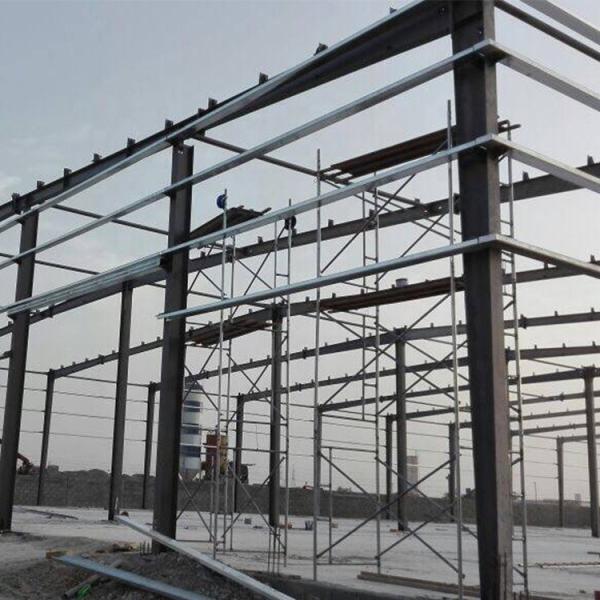 Buy Carbon Prefabricated Steel Buildings Galvanized Or Painted Steel Frame Surface With Sandwich Panel Roof at wholesale prices