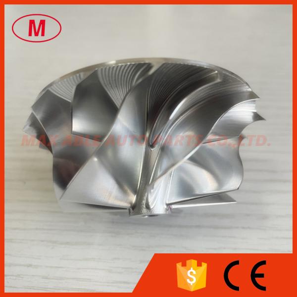 B58 reverse 56.00/68.01mm 7+7blades Performance Design Turbocharger milling/aluminum 2618/Billet compressor wheel