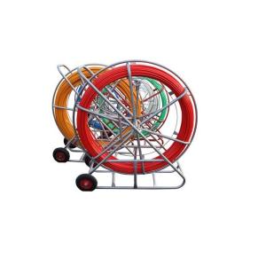 Yellow Transmission Line Stringing Tools , 16 Mm 200 M Fiberglass Duct Rodder