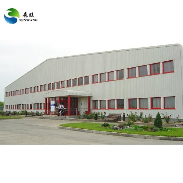 Buy H Steel Prefabricated Warehouse Building Windproof Portal Frame at wholesale prices