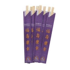 Quality Custom Printed Sushi Bamboo Personalized Chopsticks Disposable With Logo for sale