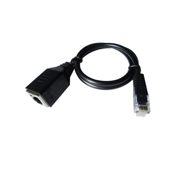 Buy Male To Female RJ45 Extension Cable With Panel Mount at wholesale prices