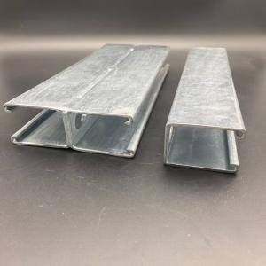Quality Zinc Plated Slotted Plain Back to Back Unistrut Channel for sale