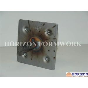 Waterproof Walls Galvanized Tie Rods Steel Non Recoverable With Welded Plate