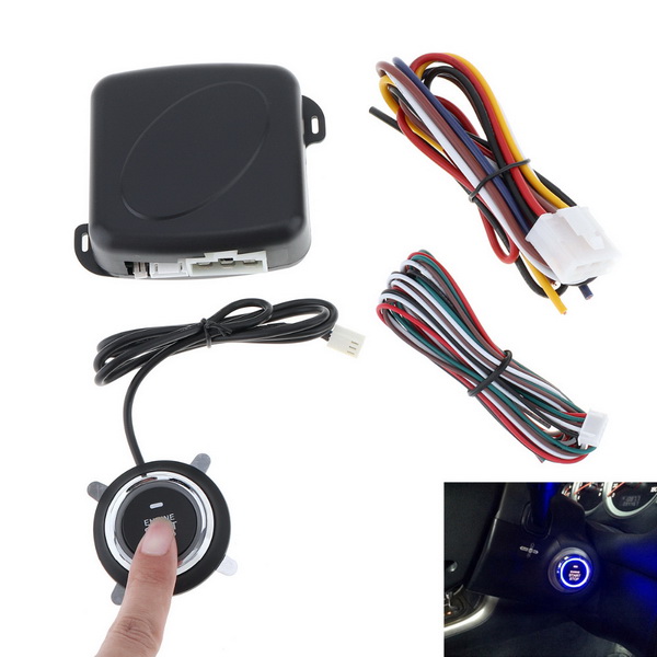 Car Push Start System Keyless entry One button Start Stop Engine Lock Ignition