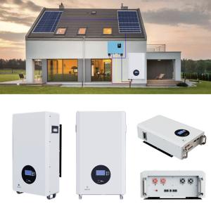 China Certificated Solar Lithium Battery 200ah 48V/51.2V100ah with Rack and Wall Mounted Type on sale