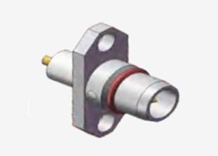 Buy BMA Male Stainless Steel Housing 2-hole Flange RF Coaxial Connector at wholesale prices