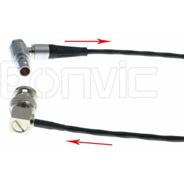 Buy Eonvic Sound Devices Red Cameras in/Out Sync Cable Timecode UltraSync for Red Epic ARRI FHG 5 Pin to BNC at wholesale prices