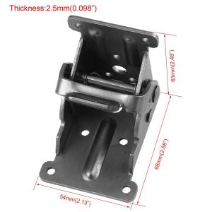 63*68*54mm Locking Extension Folding Stand Self-Locking Hinges With Screws For