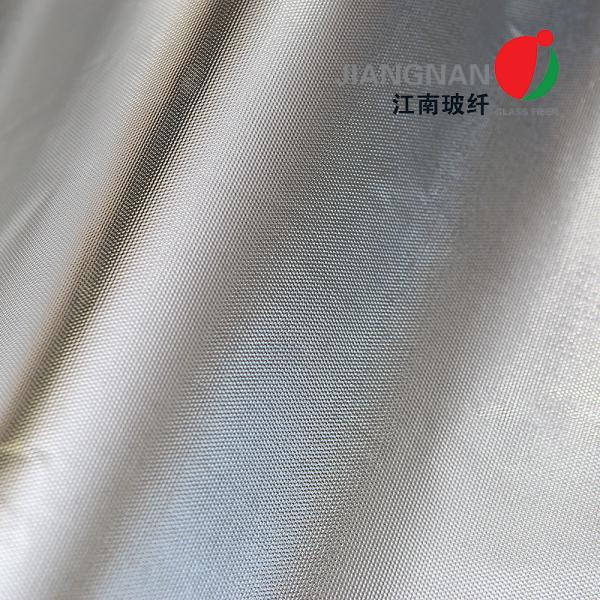 Buy Fire Resistant Aluminum Foil Laminated Fiberglass Fabric 0.2mm Thickness at wholesale prices