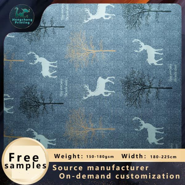 soft Tricot Craft 80gsm Mattress Cover Fabric Shrink Resistant